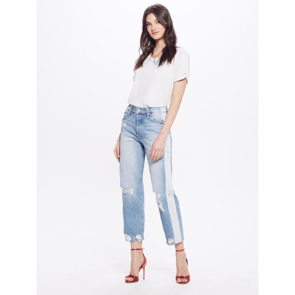 MOTHER The Thrasher Striped Confession High Rise Straight NWT 23 24 25‎ 27 $288